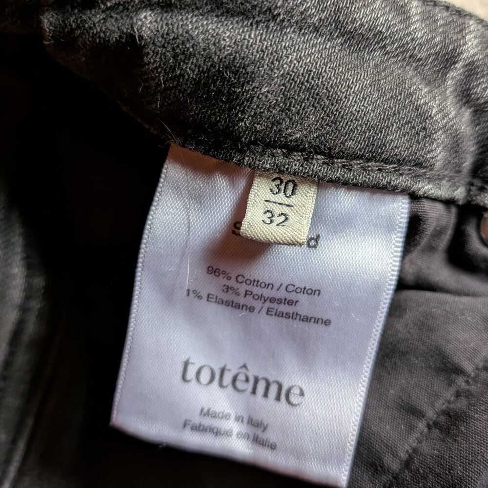 Toteme Standard Jeans | faded black - Picture 7 of 16